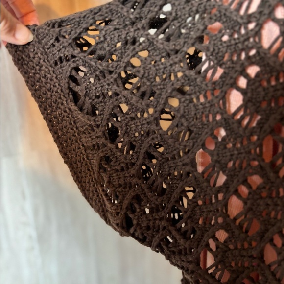 Jones New York Chocolate Knit Top Cardigan - Picture 5 of 5